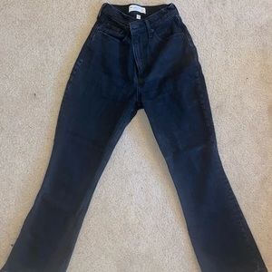 Abercrombie & Fitch Curve Love the Kick Flare Ultra High Rise Jeans size 24